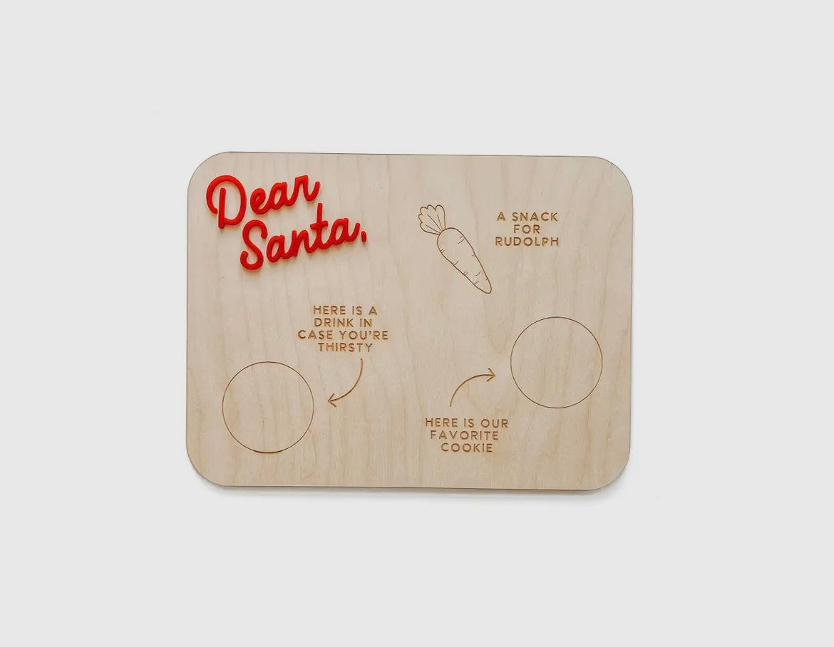 Dear Santa Cookie Tray