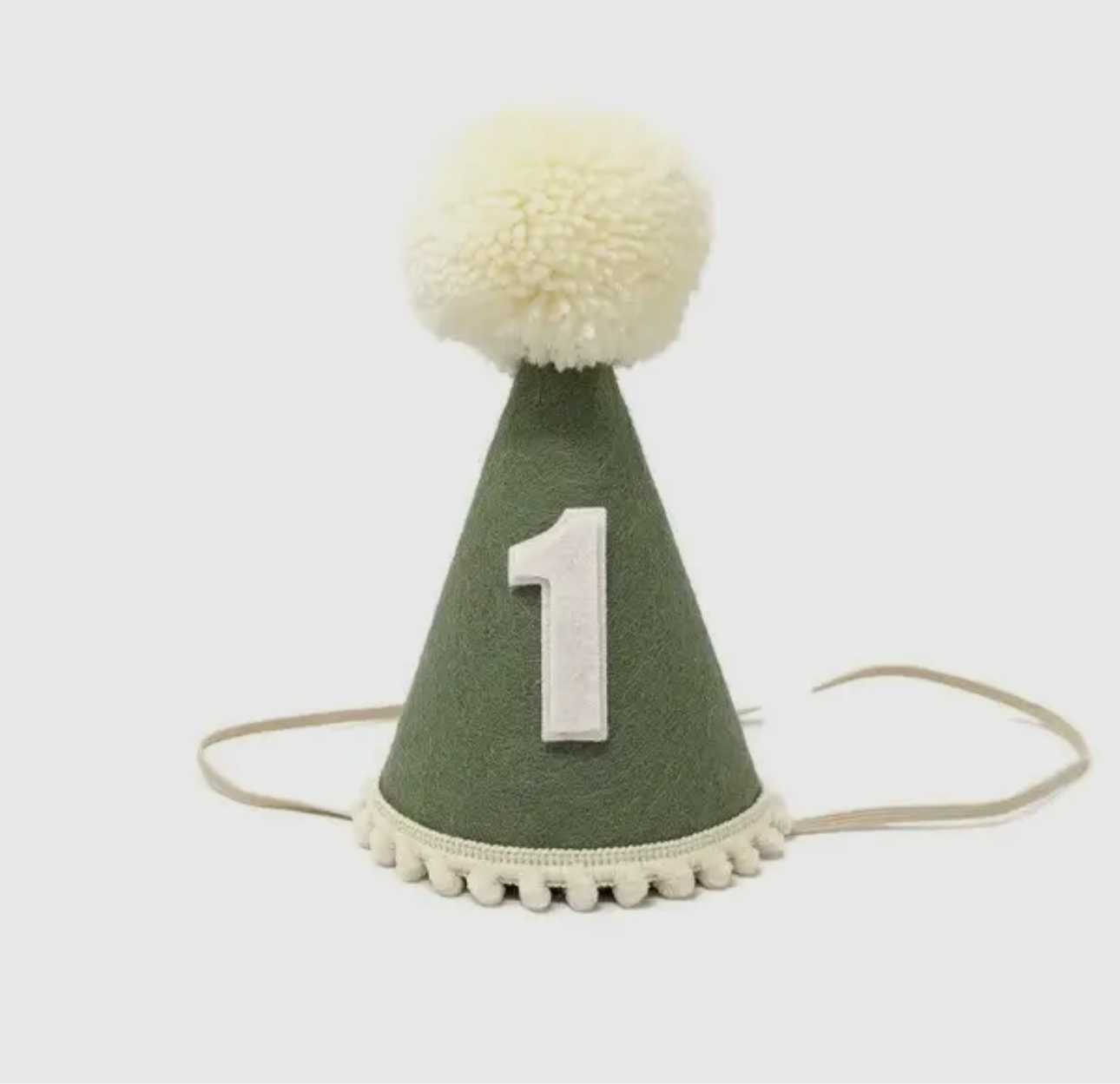 Olive Green Party Hat