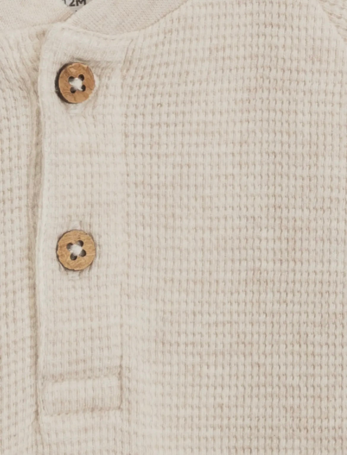 Crosby Henley Romper - Oat