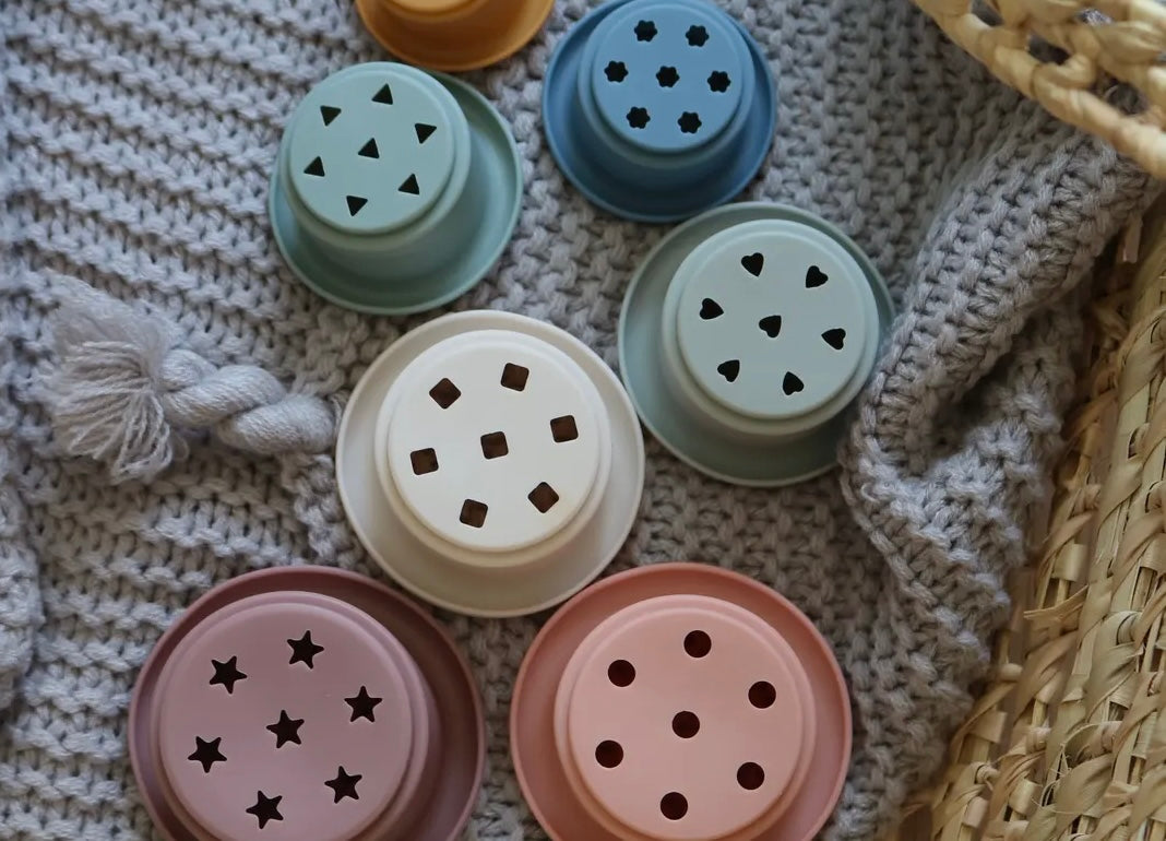 Silicone Stacking Cups - Light