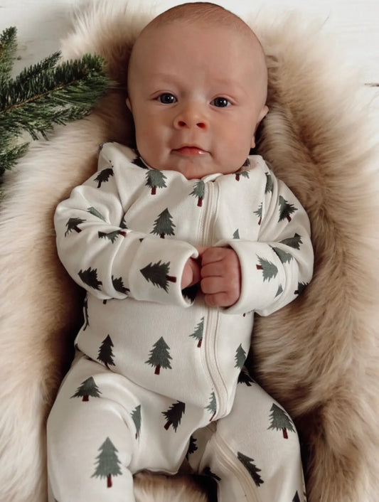 Pine Tree Two-Way Zip